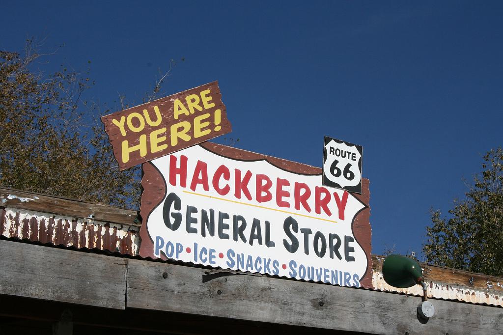 20081024 Route 66 035.jpg - Hackberry - We are there!